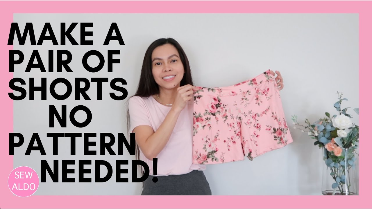 The Ultimate Beginners Sewing Project - DIY Pyjama Shorts! ~ FREE PATTERN