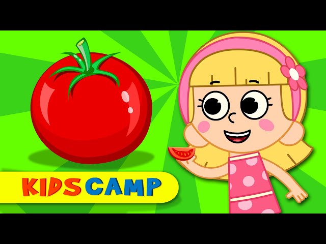 The Tomato Song | WOW Tomatoes & Vegetables | Let's Eat Them! Original Songs For Kids by KidsCamp class=