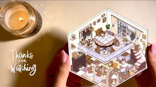 [ASMR] Scene Sticker | DIY The Cats’ Loft Cottage – Cozy, Cute & Calm Moments! 🐾