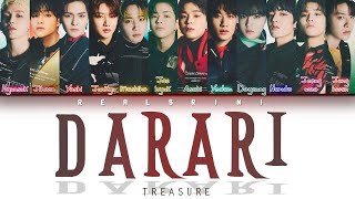 DARARI (다라리) - TREASURE (트레저) [Color Coded Lyrics HAN|ROM|INA]