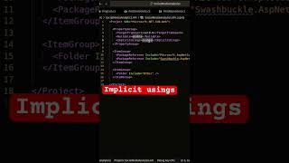 Implicit usings در پروژه‌های دات نتی
