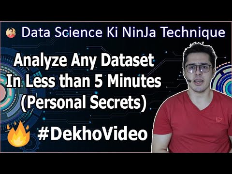 Generate Data Science/Data Analysis Report of your DataSet in 5 Minutes