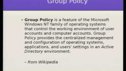LibreOffice Conference 2016: Central config management of LibreOffice in Windows Server environment