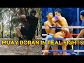 Muay boran techniques in real fights
