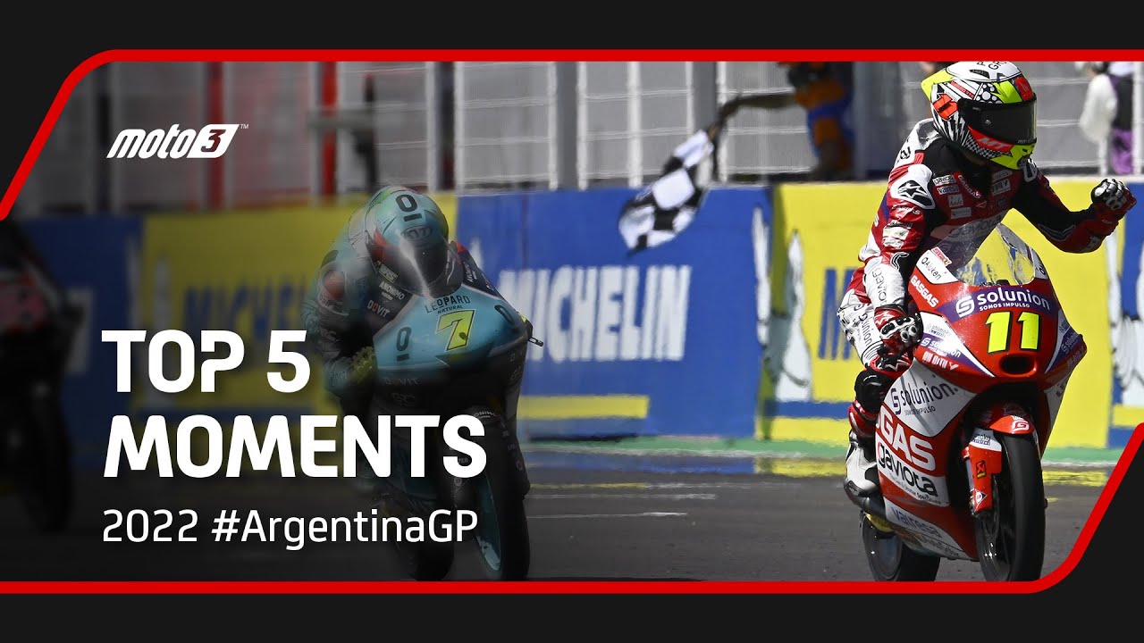 Top 5 Moto3™ Moments 2022 #ArgentinaGP