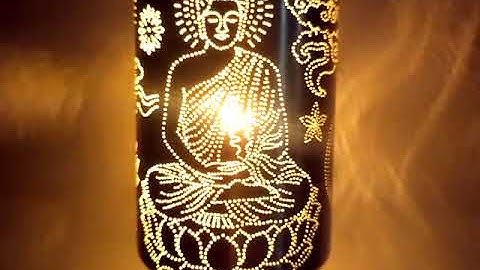 Handmade Ngoc Danh- Đèn Tự Xoay Làm Bằng Vỏ Lon-01