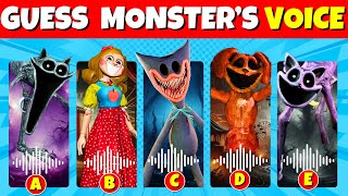 IMPOSSIBLE Guess The POPPY PLAYTIME CHAPTER 3 MONSTERS By VOICE & JUMPSCARES | The Smiling Critters