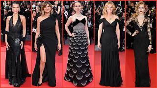 Top 15 Best BLACK Dresses at the Cannes!