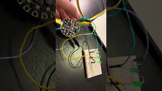 Counting to 7 in binary using LED lights
