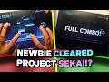 My GF tried PROJECT SEKAI (She actually cleared it?!)