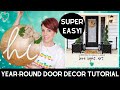 How to Make a Hi Door Sign I Wood Door Hanger I Farmhouse Decor I The Best Wreath & Porch Ideas