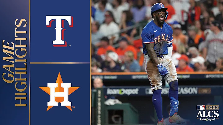 Rangers vs. Astros ALCS Game 7 Highlights (10/23/23) | MLB Highlights - DayDayNews