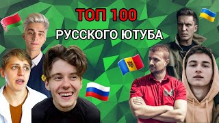 ТОП 100 РУССКОЯЗЫЧНЫХ ЮТУБЕРОВ ПО ПОДПИСЧИКАМ 2023