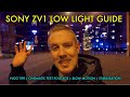 Sony zv1 en profondeur guide de faible luminosit  vlog  images de test cinmatographique  ralenti  conseils