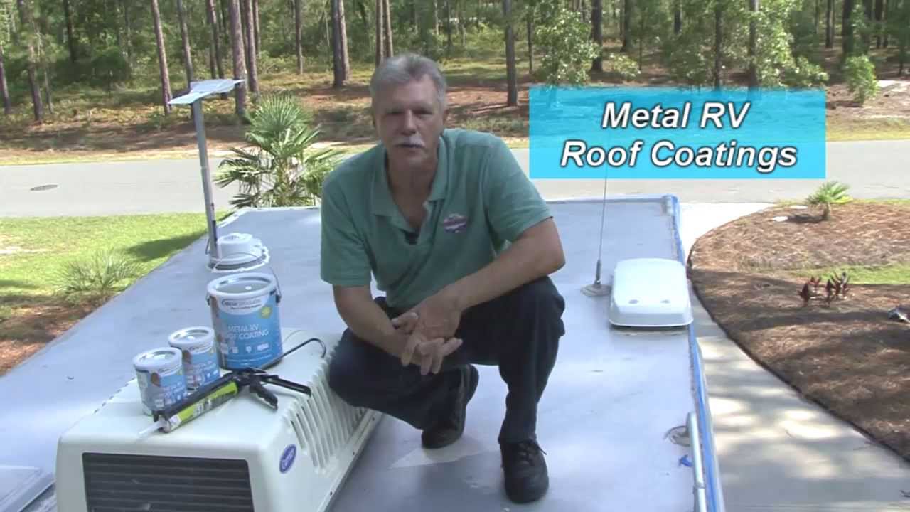 Coating your RV roof with Dicor's Metal Roof Coating System - YouTube