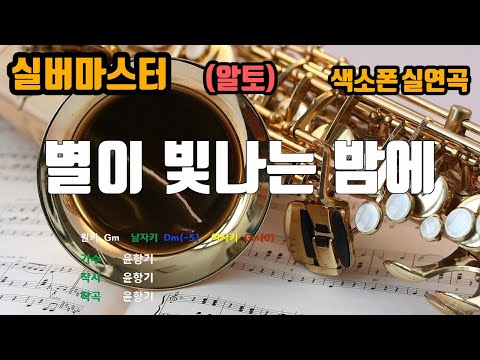 [은성 반주기] 별이빛나는밤에 - 윤항기 노래/ MR / 가사 / 반주