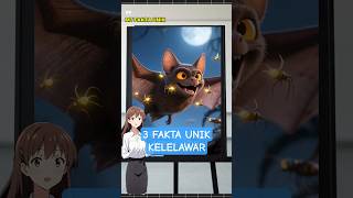 3 FAKTA UNIK KELELAWAR #faktaunik #kelelawar #animals #anime #hewan