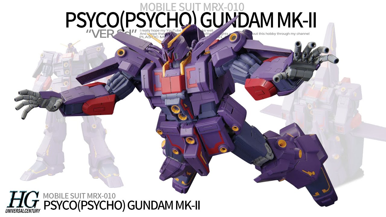 HGUC Psyco Gundam Mk-II ASMR Build | Relaxing Gunpla Assembly