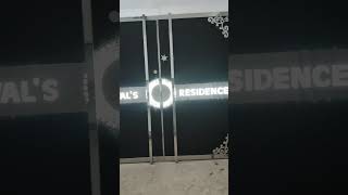profile Gate with lighting and laser cutting // aluminium profile Gate Mein light Kaise lagaen