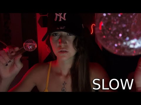 ASMR Muy Lento 😴 (Mouth Sounds, Tapping, Visuals)