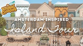 EUROPEAN AMSTERDAM INSPIRED ISLAND TOUR | Animal Crossing New Horizons