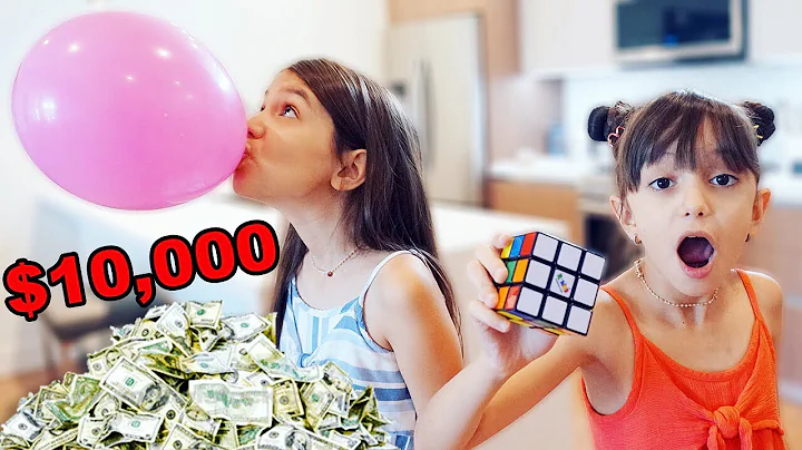 BREAK A WORLD RECORD WIN $10,000 | Emily and Evelyn