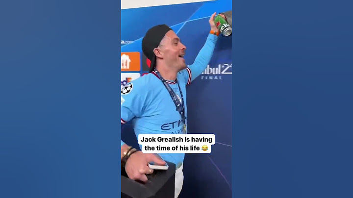 Jack Grealish was having the time of his life!