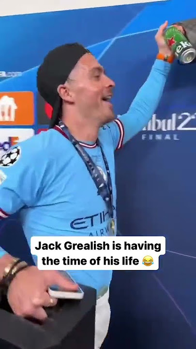 Jack Grealish was having the time of his life!