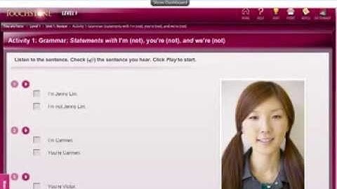 Touchstone Online English Program: Review Exercises