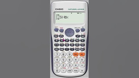 How to Find Integration by Calculator #scientificcalculator #maths #educationalvideo