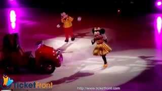 Mickey Mouse, Donald Duck and Goofy at Disney On Ice Worlds of Fantasy