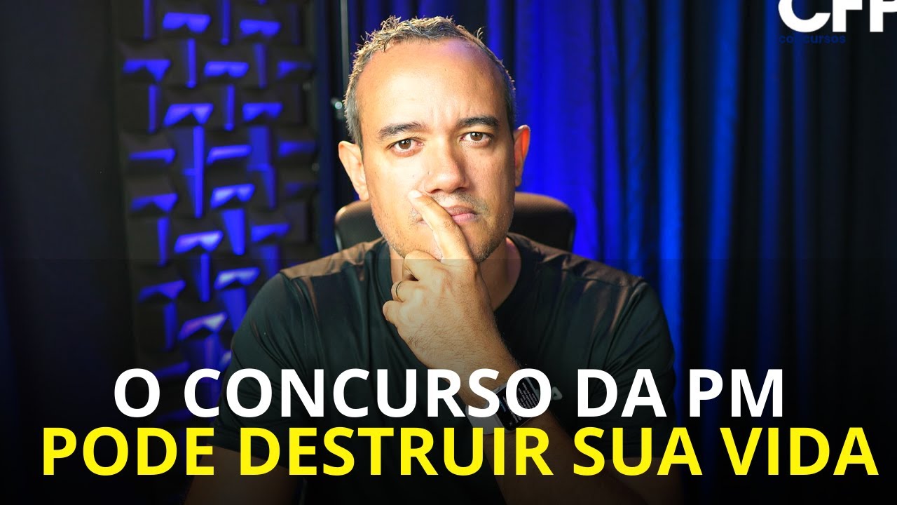 O CONCURSO DA PM PODE DESTRUIR VOCÊ