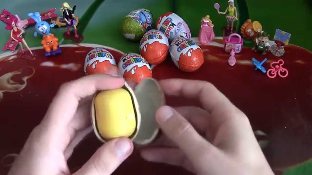Surprise Eggs, Barbie Surprise Eggs, Opening Eggs, Kinder Surprise Eggs (40 Years)