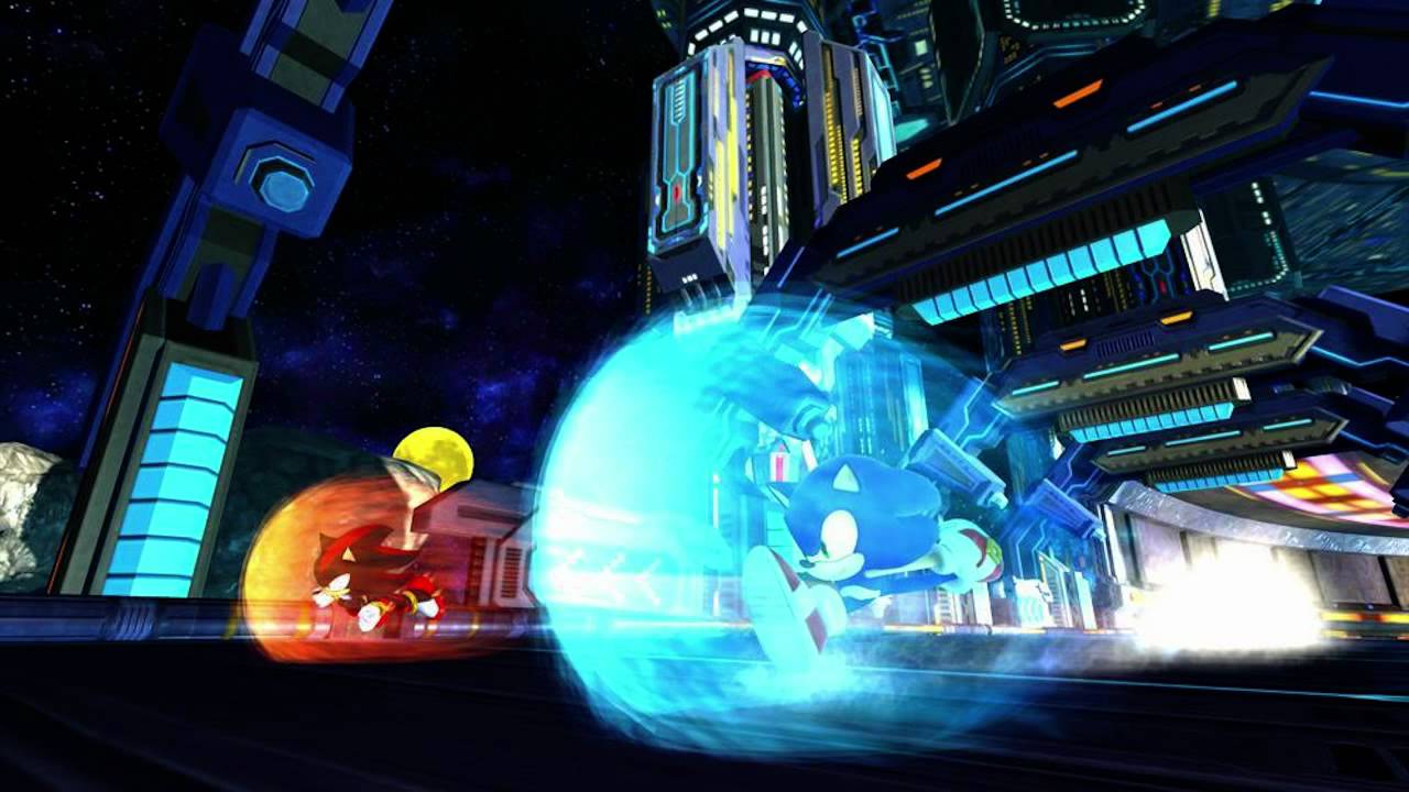 Sonic Generations: Planet Wisp,Cutscene Image,Sonic 2 Boss & Shadow Showdown