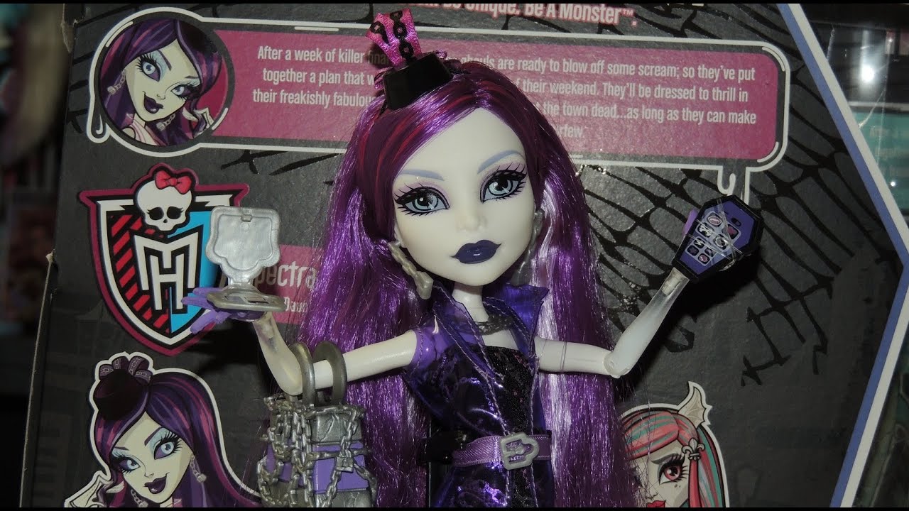 Monster High Doll - Spectra Vondergeist - Grey with Blue Hair - wide 6