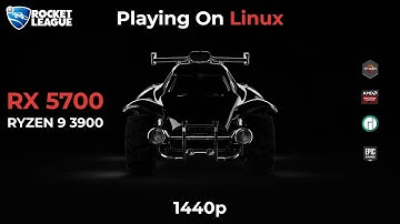Rocket League | Manjaro 20.1 | RX 5700 + Ryzen 9 3900 | 1440p | Linux Gaming