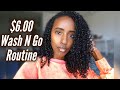 $6.00 WASH N GO ROUTINE | Natural Curly Hair