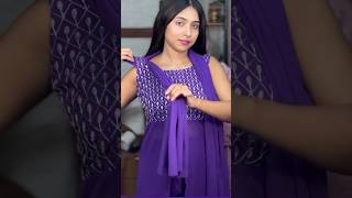 Sleeveless kurti vs deep neck dress😱|quick hack#youtubeshorts#shorts#diy#hack#style#fashion#wedding