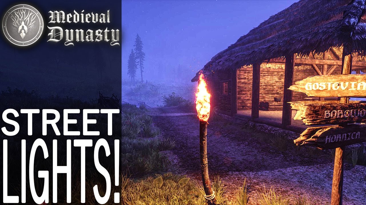 Street Lights! | Medieval Dynasty Gameplay | EP 19 - YouTube
