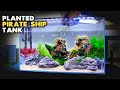 Aquascape Tutorial: Planted Pirate Ship Aquarium (How To: Step by Step Fish Tank Build Guide)