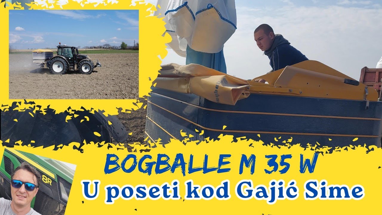 В гостях у Гаича Симы/Что это такое и как работает Разбрасыватель BOGBALLE M 35 Вт /В работе и обзор