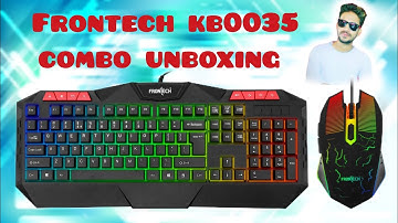 Frontech KB0035 Combo Unboxing | RGB Gaming Keyboard & Mouse Unboxing Full Video |