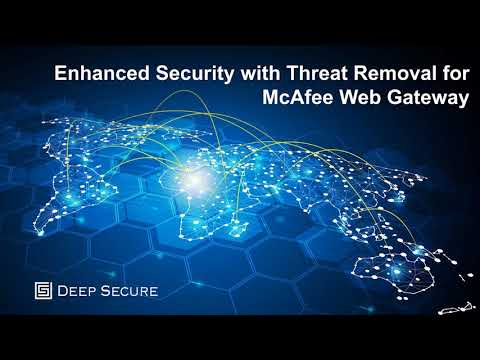 Enhanced Cyber Security with Threat Removal for McAfee Web Gateway