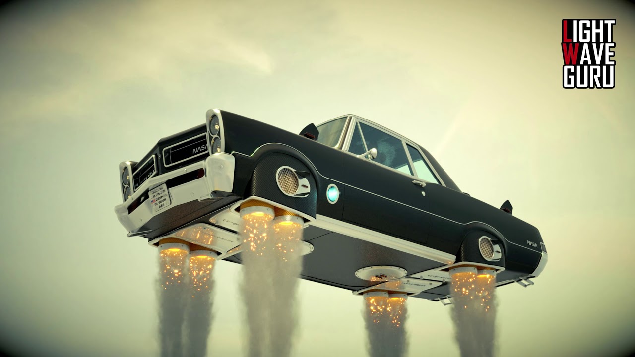 FLYING CAR WITH DR. J.M FINGER TFD ENGINE TEST - YouTube