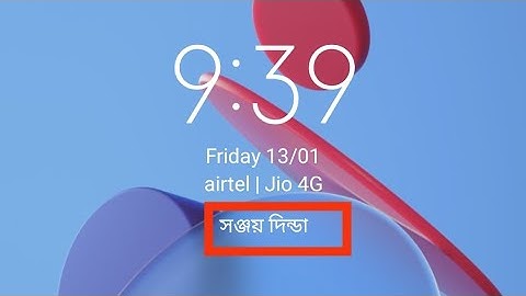 Lock screen clock format This settings doesn