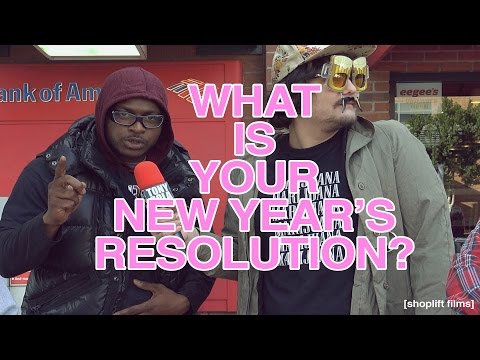 WHAT'S YOUR NEW YEAR'S RESOLUTION??? #dexteronthestreet #interview (Street Interviews)