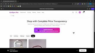 CartSync Pro: Real-Time Cart Pricing for Philippine E-Commerce | Figma Prototype Demo