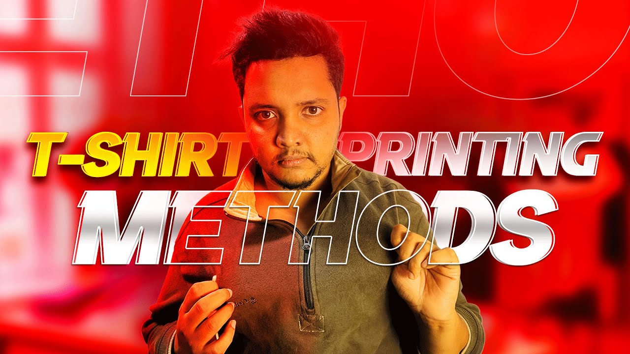 T Shirt Printing Methods 👕 T Shirt මුද්‍රණ ක්‍රම😍