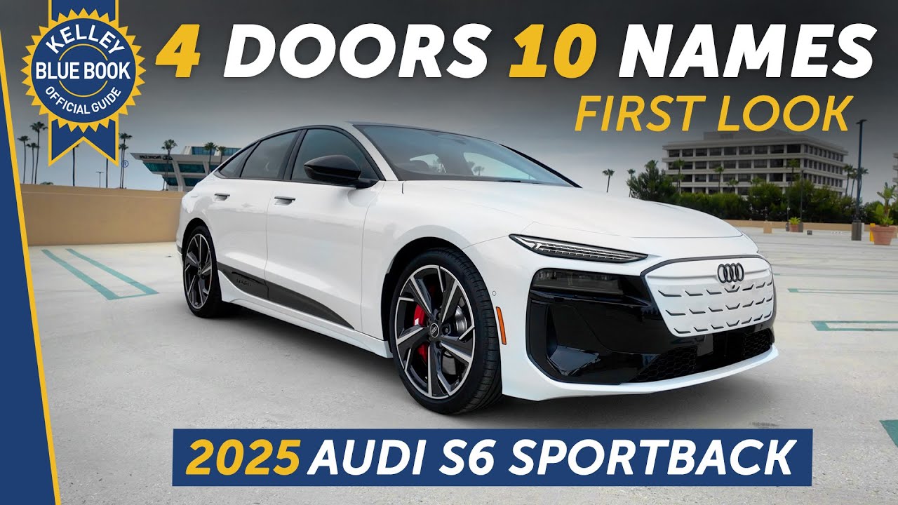 2025 Audi S6 Sportback e-tron | First Look - YouTube