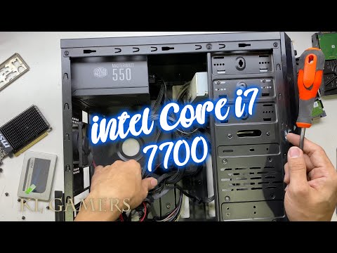 intel Core i7 7700 GIGABYTE H110M DS2 GT710 Upgrade Thermaltake H24 Clean Dust Thermal Paste